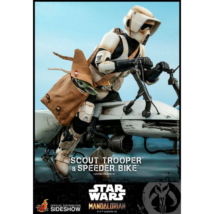 Scout Trooper and Speeder Bike 1:6 scale Figure - The Mandalorian - Hot Toys
