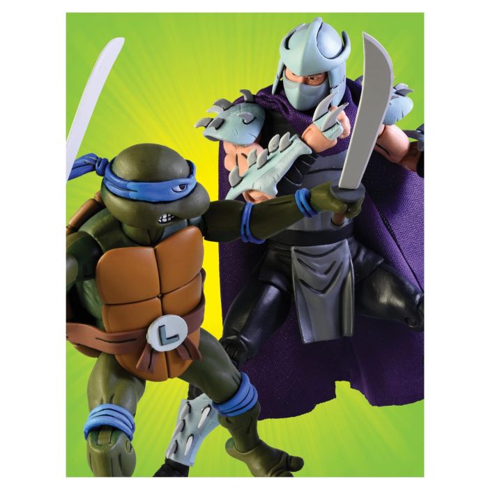 TMNT: Cartoon - Leonardo vs Shredder Action Figure 2-Pack