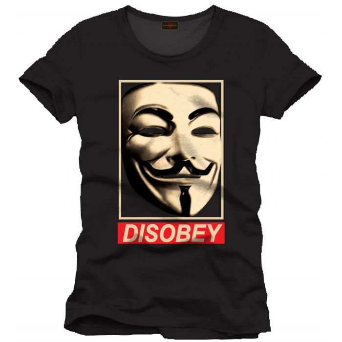 V for Vendetta: T-Shirt Disobey