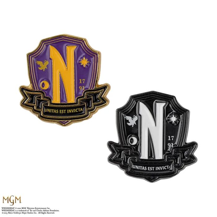 Wednesday - Nevermore Academy Pin Badge Set