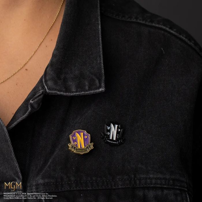 Wednesday - Nevermore Academy Pin Badge Set