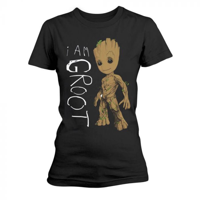 Marvel: Guardians of the Galaxy Vol. 2 - I Am Groot Scribbles Woman T-Shirt 
