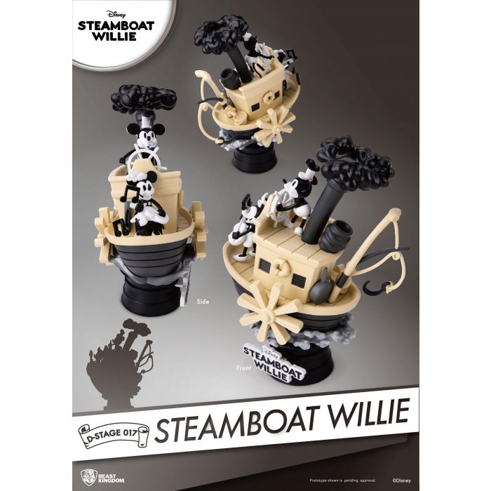 Steamboat Willie D-Stage: Mickey & Minnie Diorama