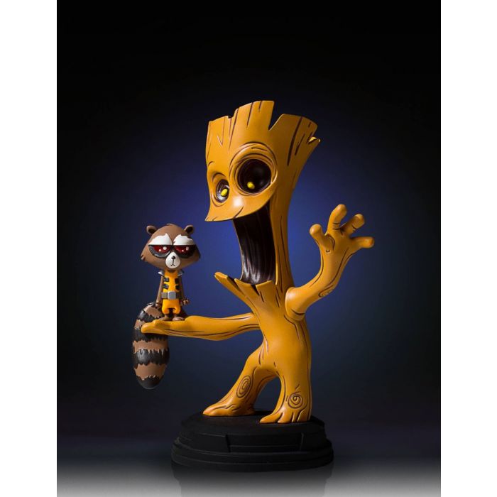 Marvel Comics Mini-Statue Groot & Rocket 16 cm