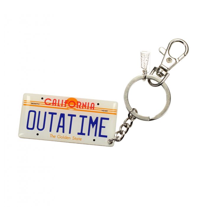 Back to the Future: Car Plate keychain
